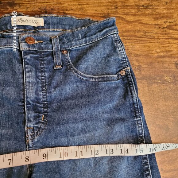 Madewell Jeans 27 Skinny 10" High Rise Medium Dark Wash Tummy Control Stretch - Picture 8 of 12
